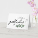 Search for godparents proposal cards Christening