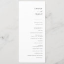 Search for modern wedding programs Classic