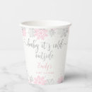 Search for baby shower paper cups Typography