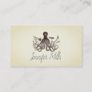 Search for octopus business cards Vintage