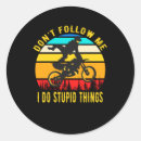 Search for funny motorcycle stickers Retro