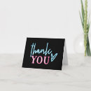 Search for neon thank you cards pink