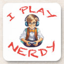 Search for video game coasters Nerd