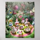 Search for mad hatter tea party posters Wonderland