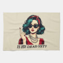 Search for funny sayings kitchen towels Vintage
