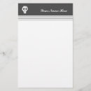 Search for skull stationery paper Skeleton