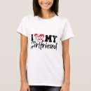 Search for i love my girlfriend red heart clothing Funny