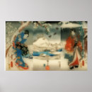 Search for vintage winter scene posters Snowy landscape