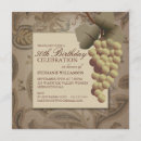 Search for winery birthday invitations Grapes