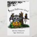 Search for kids halloween flyers Bat