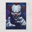 Search for creepy postcards Clown