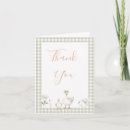 Search for floral baby shower thank you cards Sage green
