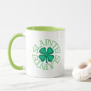 Search for irish mugs Four leaf clover