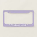 Search for purple lavender license plate frames Simple