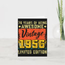 Search for 1956 birthday cards 70th