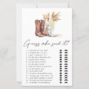 Search for guess who bridal shower games Boots and bubbly