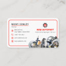 Search for auto parts business cards Car repair