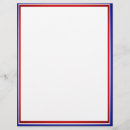Search for patriotic stationery paper Stripes