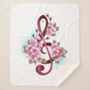 Search for music blankets Treble clef