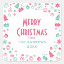 Search for cute pink christmas stickers Winter