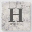 Search for marble monogram coasters Modern