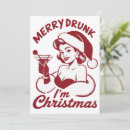 Search for funny drinking christmas cards Holiday humor