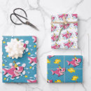 Search for shark wrapping paper Birthday