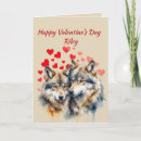 Search for wolf valentines day cards Hearts