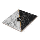 Search for black and white marble tiles Gold
