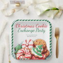 Search for holiday cookie exchange plates Christmas party