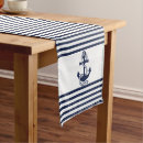 Search for vintage blue and white table runners Stripes