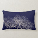 Search for navy blue and coral pillows Coastal