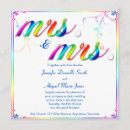 Search for rainbow wedding invitations Lesbian