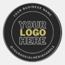 Search for information stickers Logo