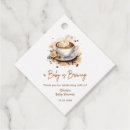 Search for coffee favor tags Gender neutral baby shower
