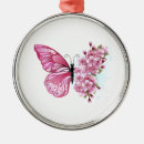 Search for pink butterfly ornaments Flower