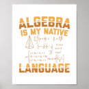Search for algebra posters Math