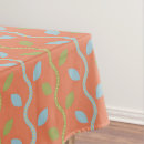 Search for orange and blue tablecloths Cute