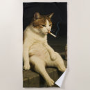 Search for cat beach towels Funny