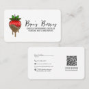 Search for chocolate covered strawberries business cards Dessert