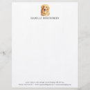 Search for dog stationery paper Golden retriever