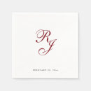 Search for burgundy napkins Elegant