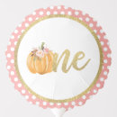 Search for pink pumpkin birthday balloons For kids