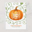 Search for thanksgiving postcards Pumpkin