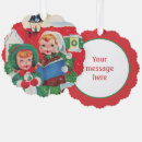 Search for vintage caroler ornaments Retro