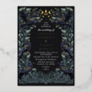 Search for gothic wedding invitations flowers