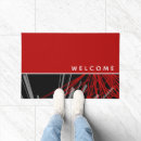 Search for abstract doormats Red