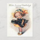 Search for vintage cat birthday cards Girl
