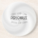 Search for blank coasters Personalization