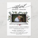 Search for virtual wedding invitations Livestreaming